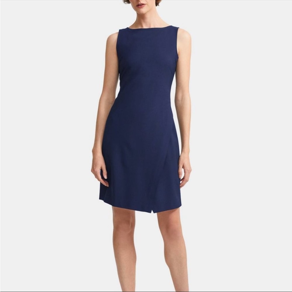 NWT Sz 0 Theory Risbana Wrap-effect Shift Dress